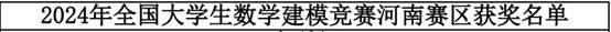 获奖名单抬头