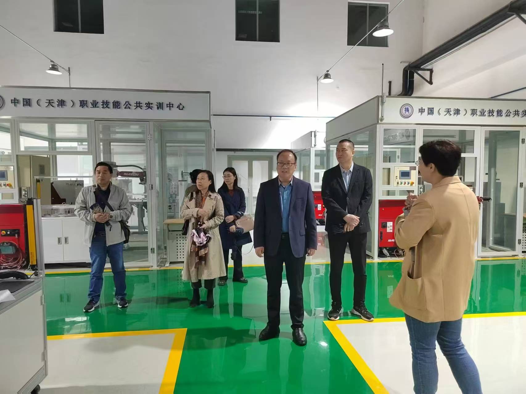 我校赴中国(天津)职业技能公共实训中心、天津轻工职业技术学院参观考察-河南地矿职业学院